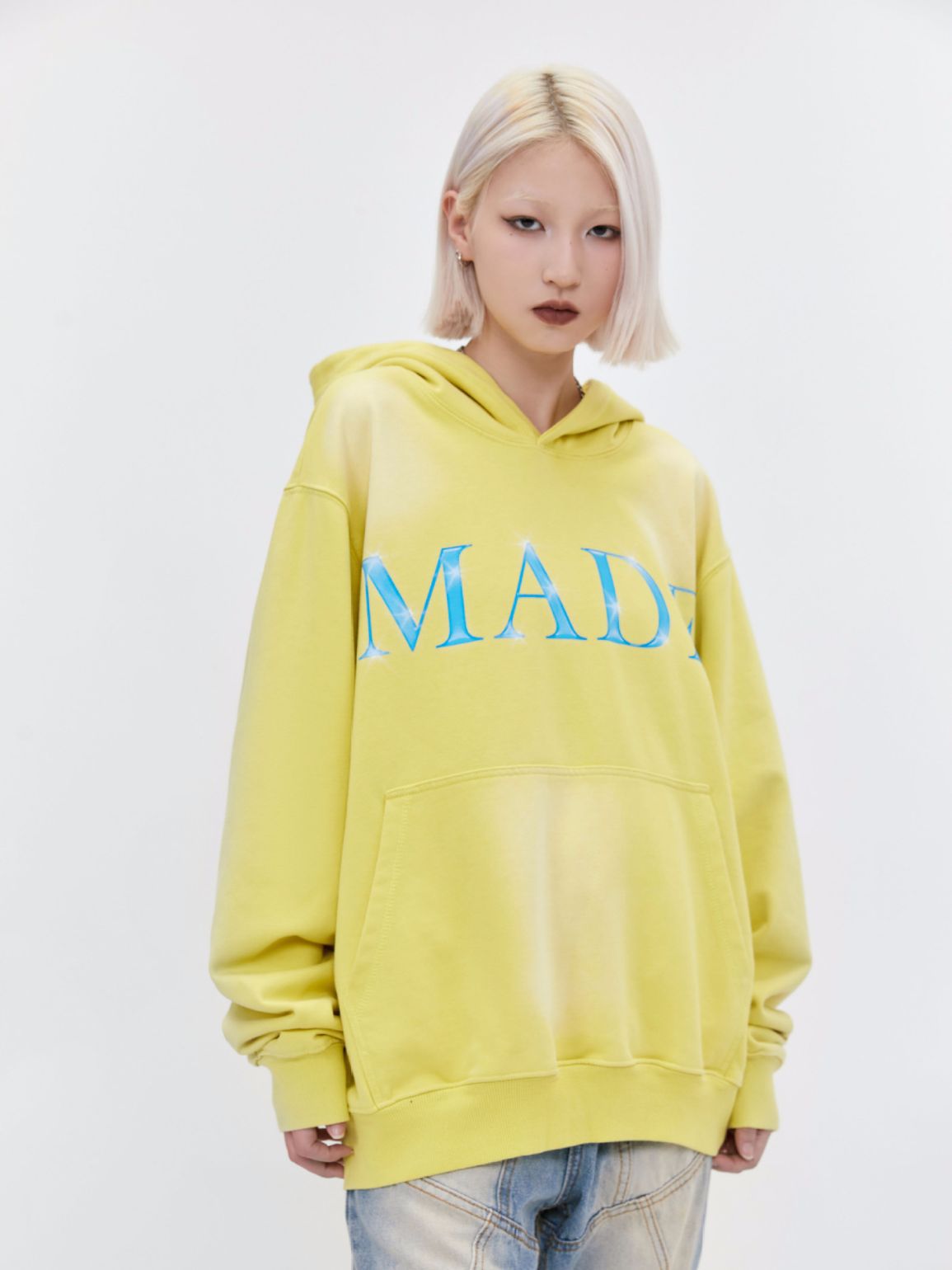 Cozy Letter Print Oversized Sweatshirt for Women
