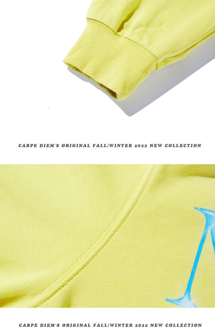 Cozy Letter Print Oversized Sweatshirt for Women