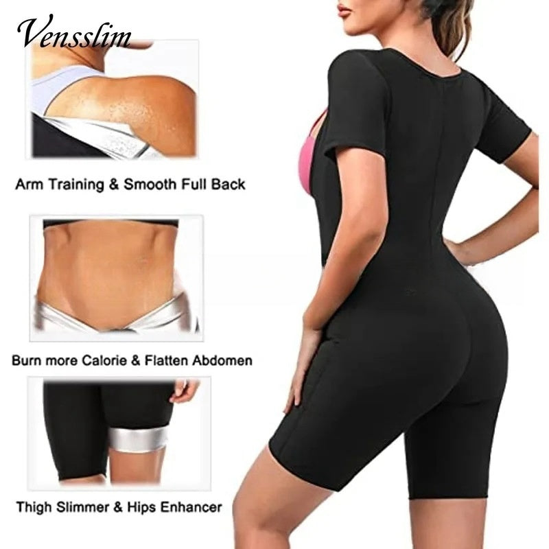 Women's Sweat-Enhancing Fitness Jumpsuit