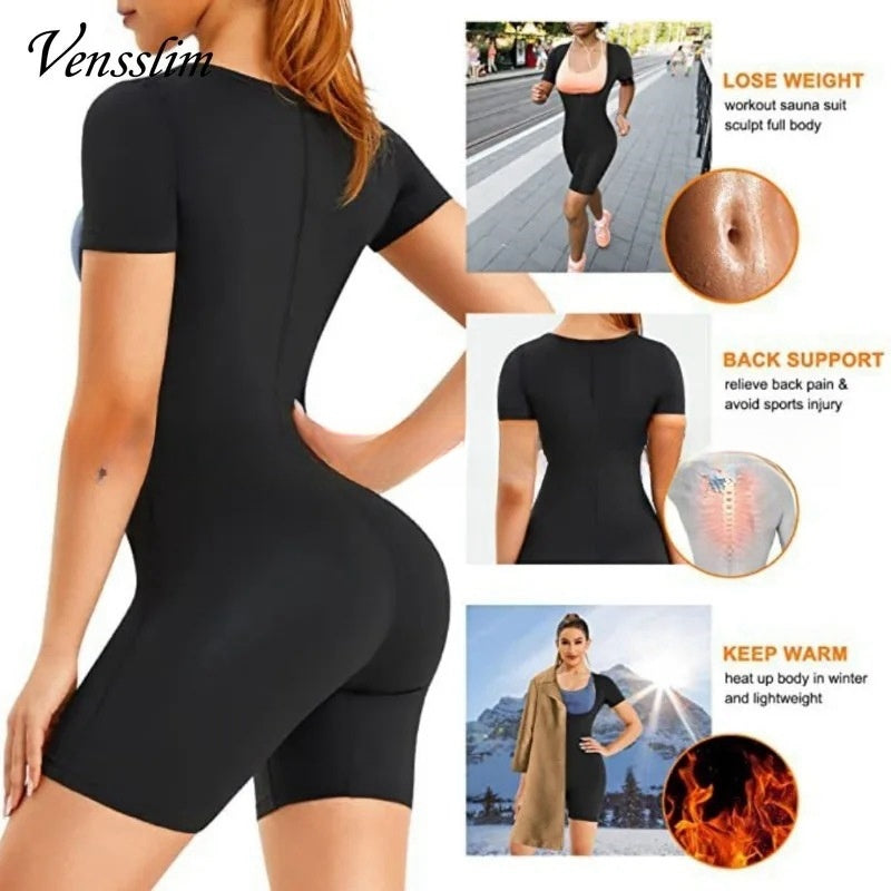 Women's Sweat-Enhancing Fitness Jumpsuit
