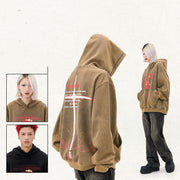 Autumn Sunset Vintage Washed Hoodie for Women