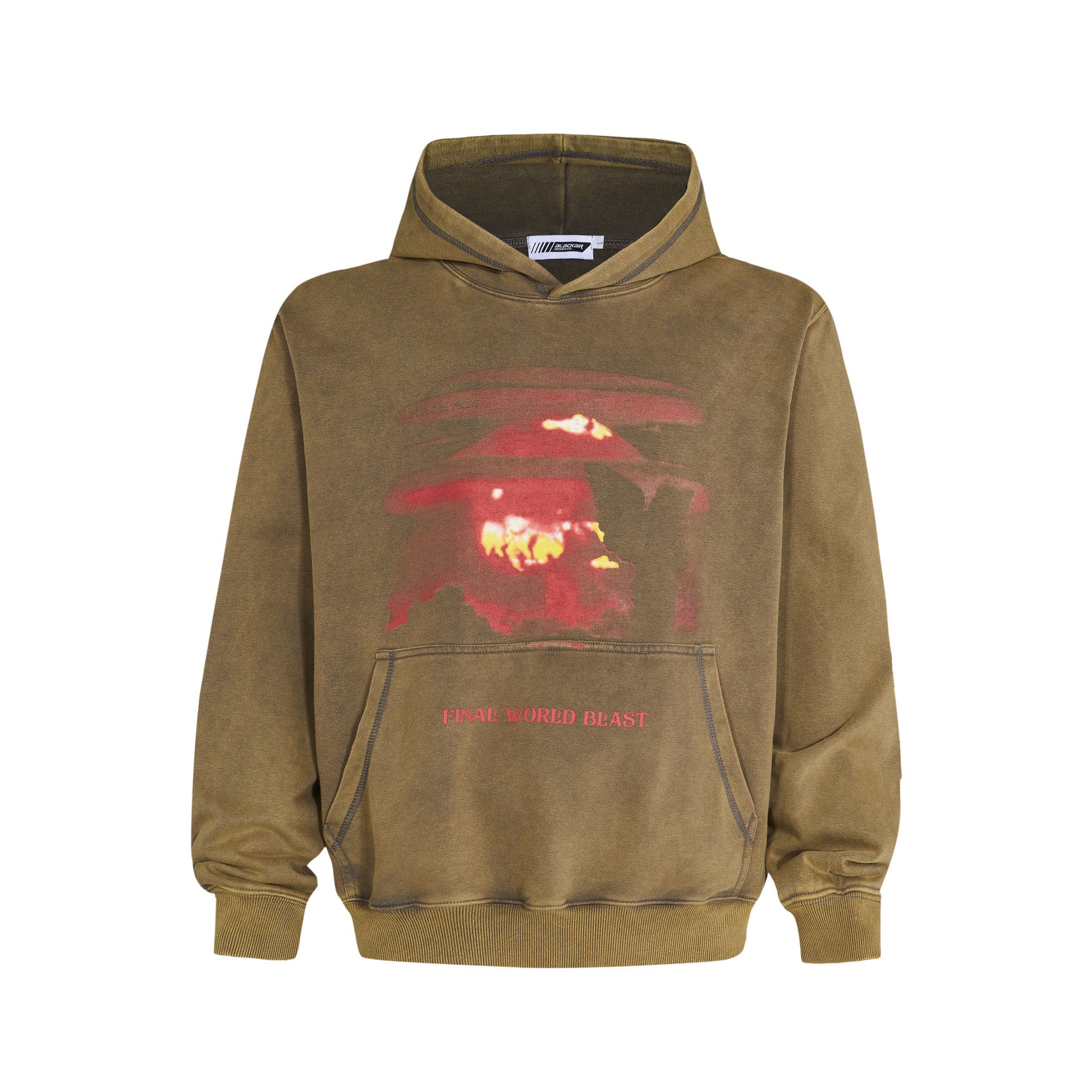 Autumn Sunset Vintage Washed Hoodie for Women