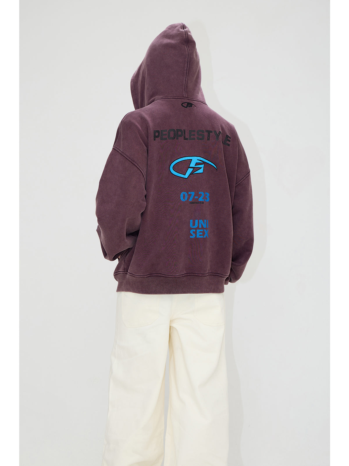 Heavyweight Embroidered Zip-Up Hoodie