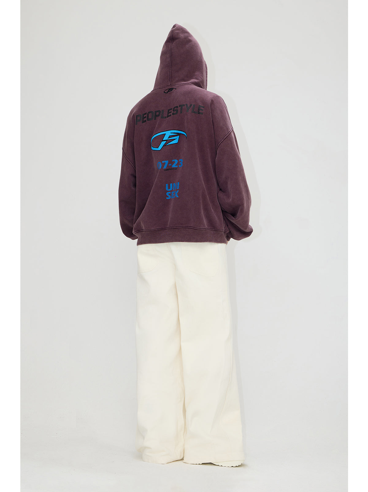 Heavyweight Embroidered Zip-Up Hoodie