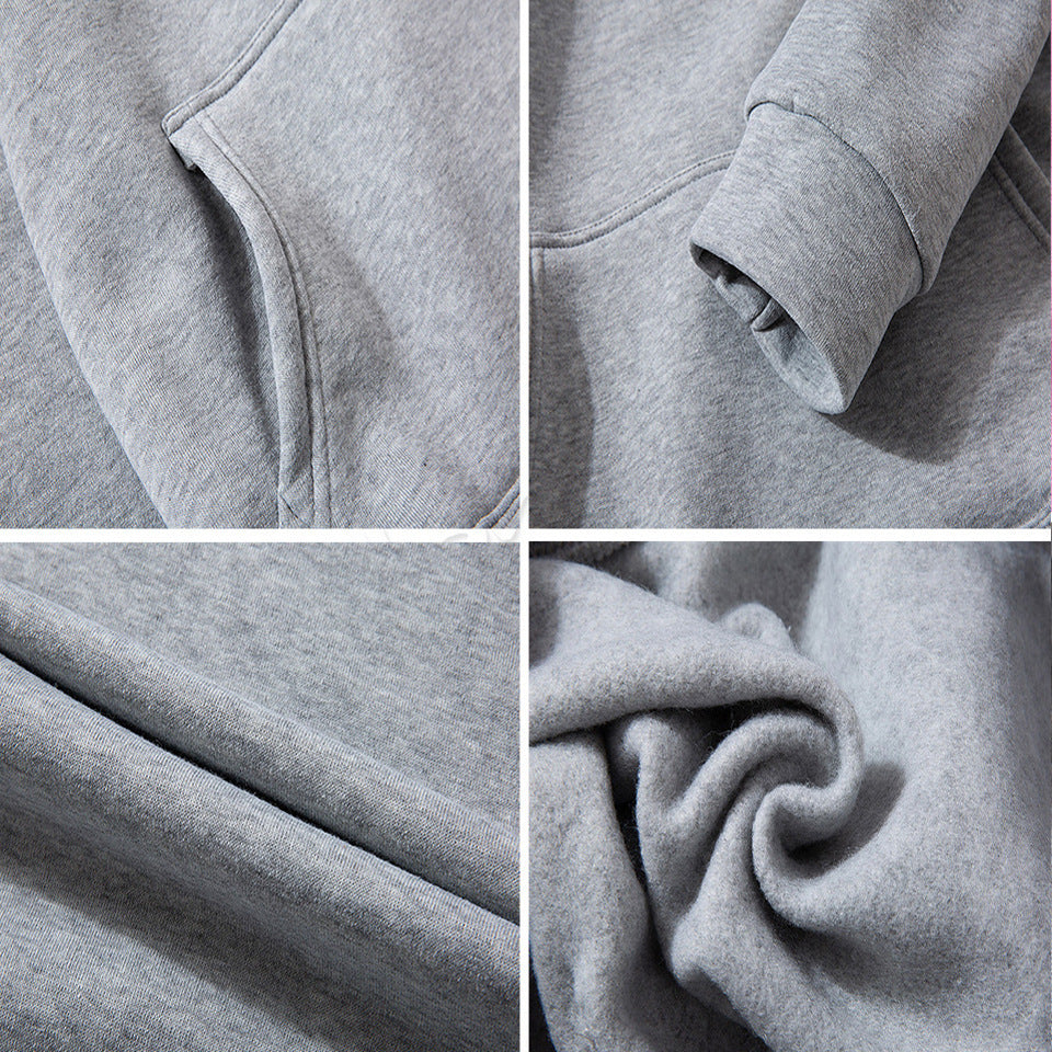 Women's Letter Print Pocket Drawstring Hoodie