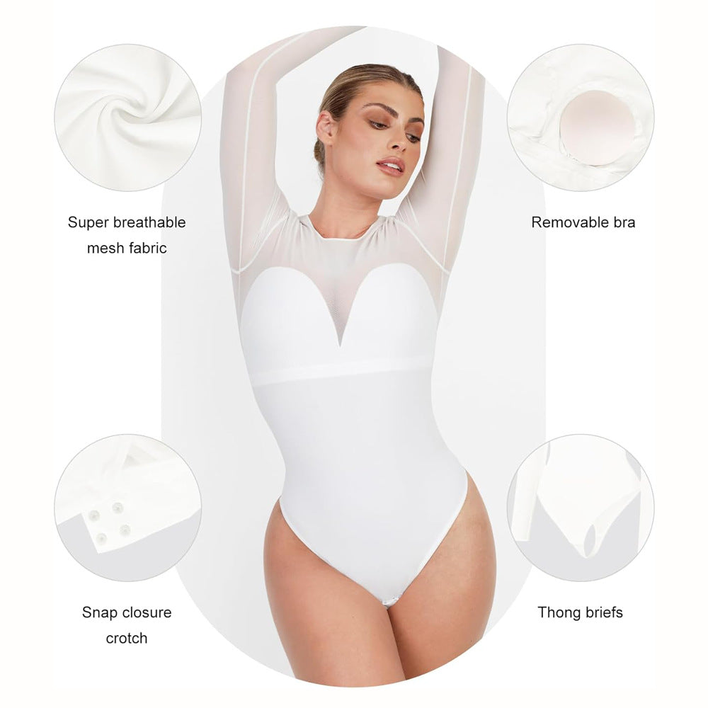Women's Mesh See-Through Body-Shaping Corset