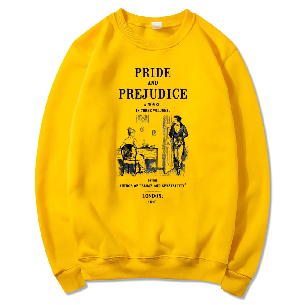 Jane Austen Pride and Prejudice Literary Retro Sweatshirt