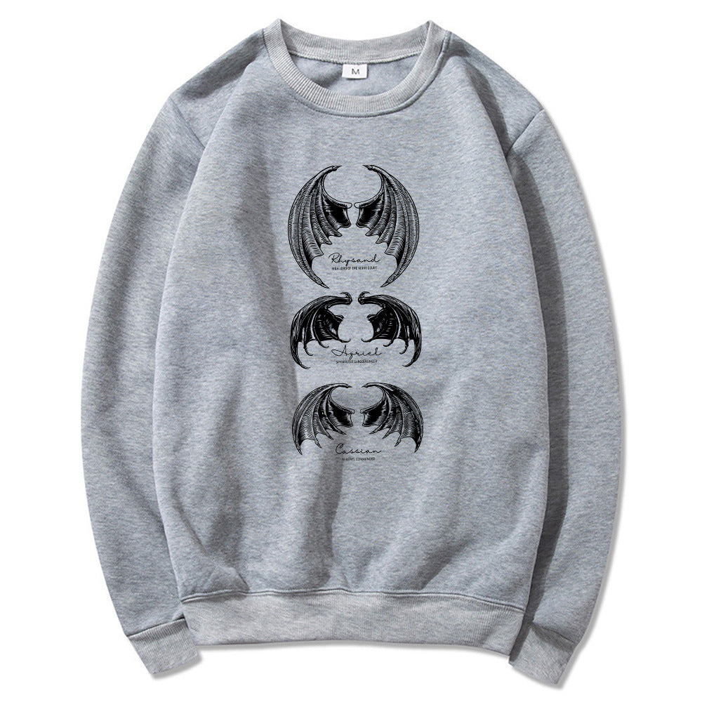 Thorns & Rose Graphic Long Sleeve Night Shirt