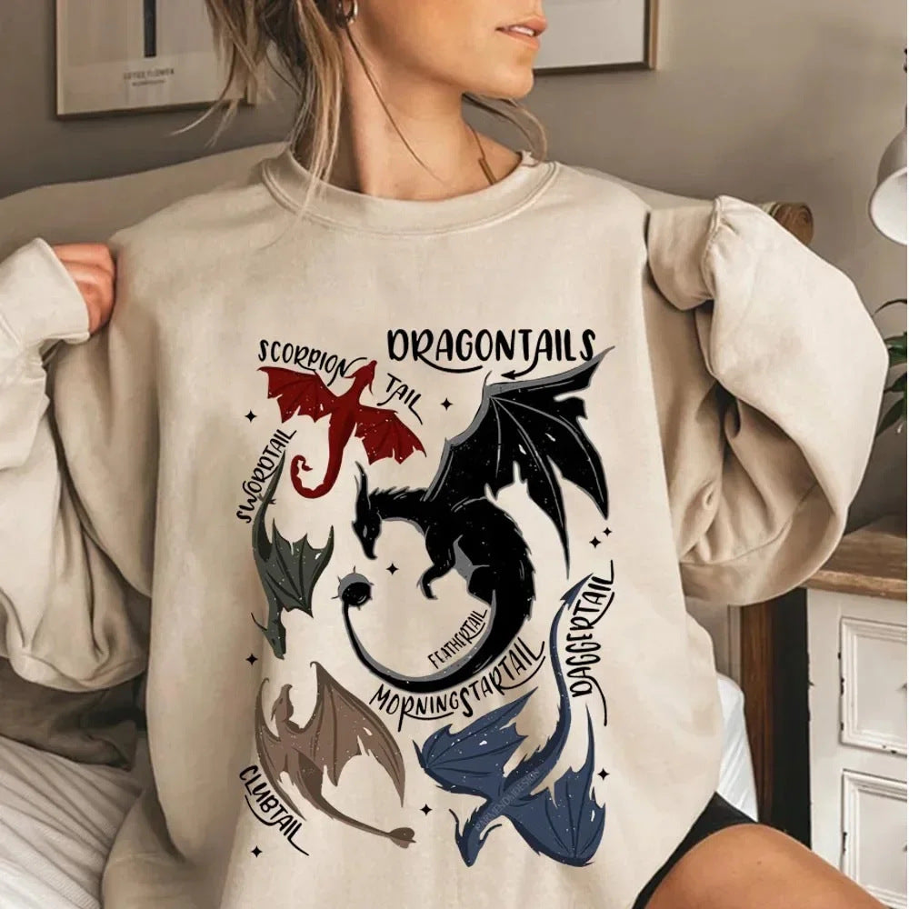 Retro War College Graphic Sweatshirt for Women