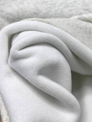Retro Fleece-Lined Hooded Sweatshirt for Women