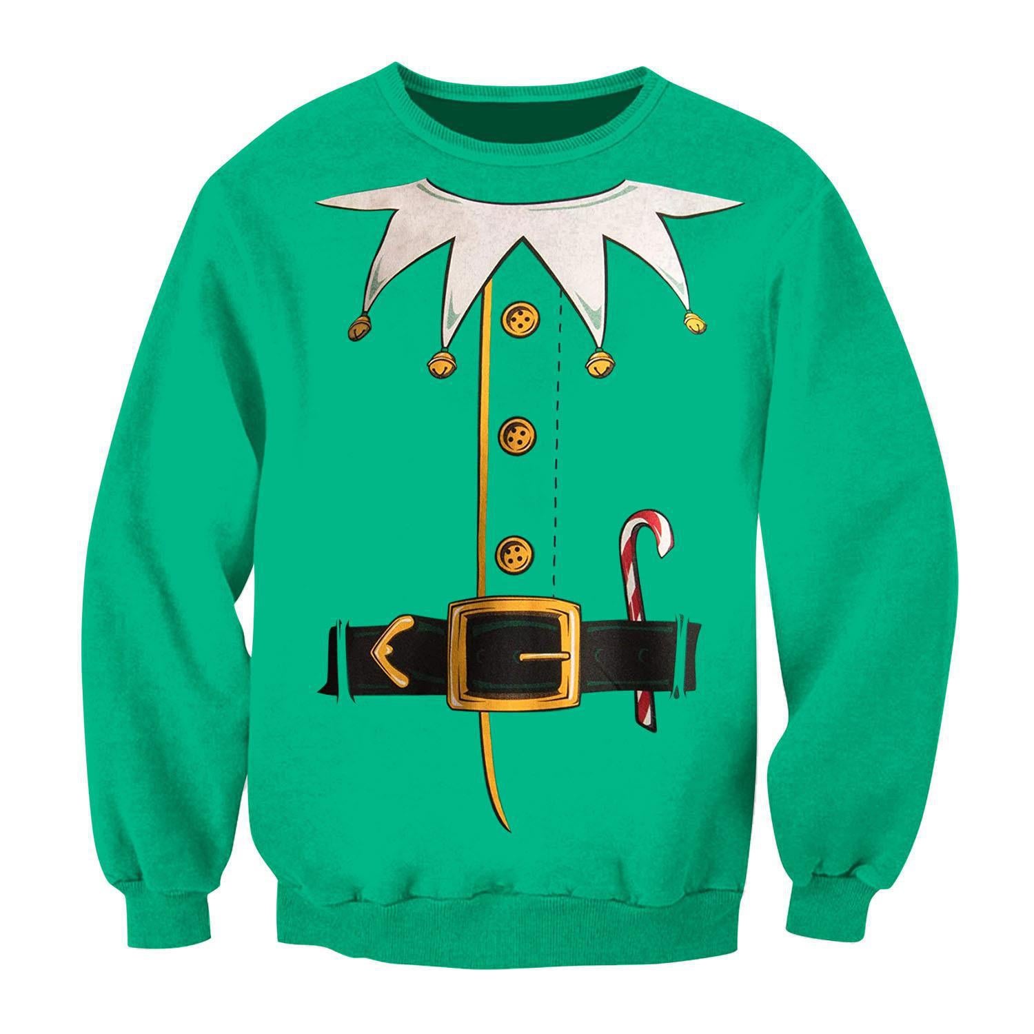 Festive Round Neck Christmas Sweater for Women