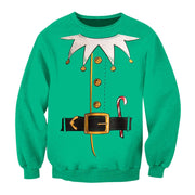 Festive Round Neck Christmas Sweater for Women