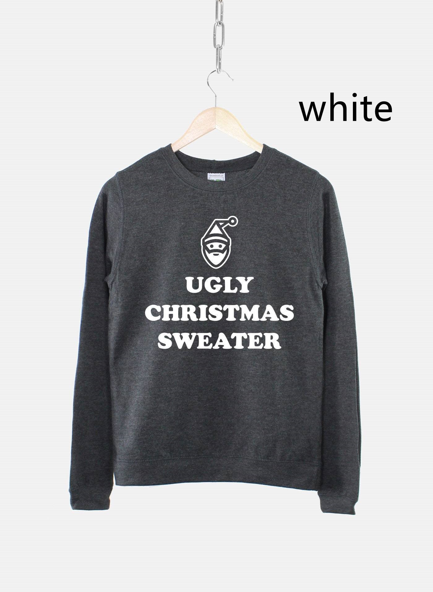 Women's Ugly Christmas Sweater Sweatshirt Bah Humbug Funny