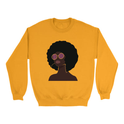 Trendy Cartoon Print Round Neck Casual Pullover Sweatshirt