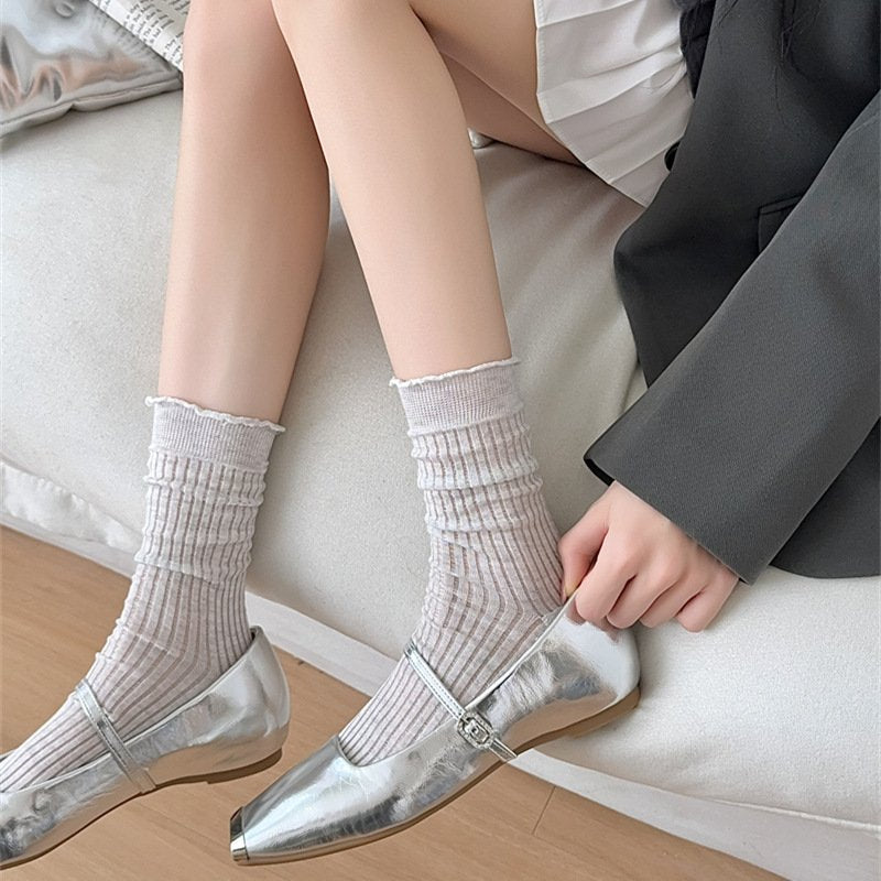 Breathable Tube Socks for Women