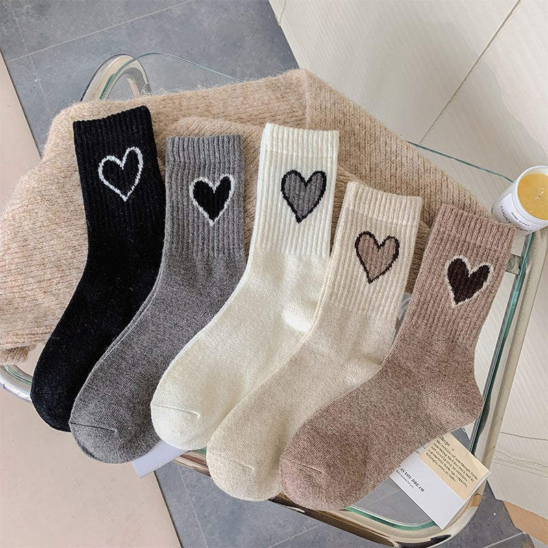 Warm Women's Wool Socks for Winter