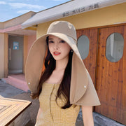 Protective Sun Hat with Neck Shawl