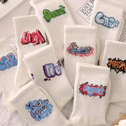 Japanese Style Women's Sports Tube Socks