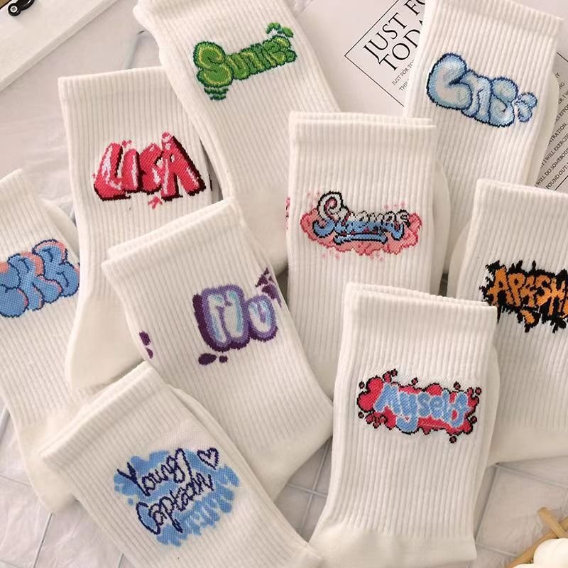 Japanese Style Women's Sports Tube Socks