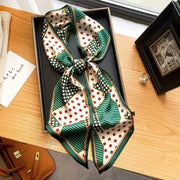Summer Korean Style Hair Scarf, Light Luxury Decorative Shirt Scarf