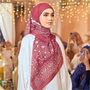 Stylish Tencel Cotton Square Scarf for Women