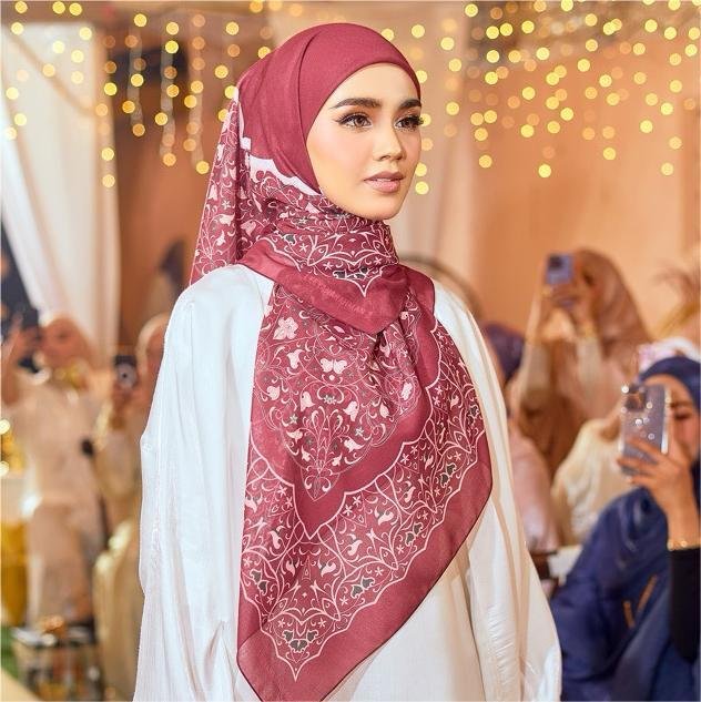 Stylish Tencel Cotton Square Scarf for Women