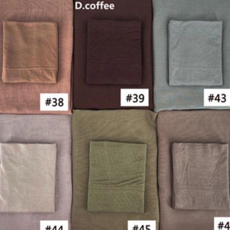 Mini Hijab Scarf for Women - 165x50cm Solid Color Headwrap