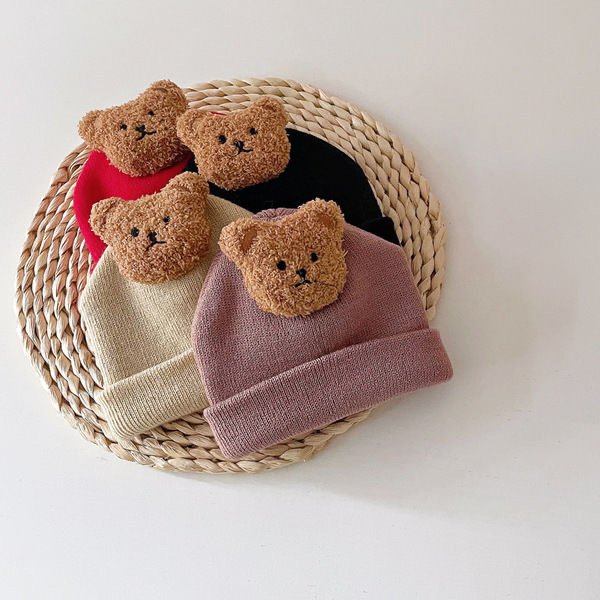 Adorable Baby Boy Thermal Knitting Cap