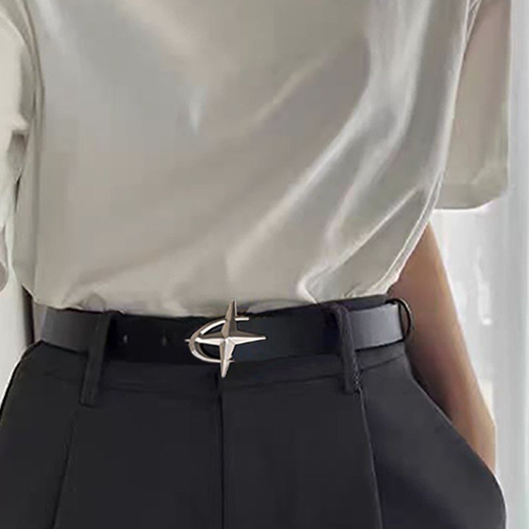 Add a Touch of Elegance with Crescent Moon Cross Star Belt