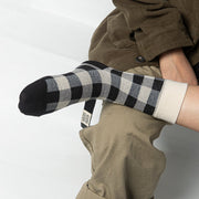 Preppy Striped Mid-Calf Socks for Women