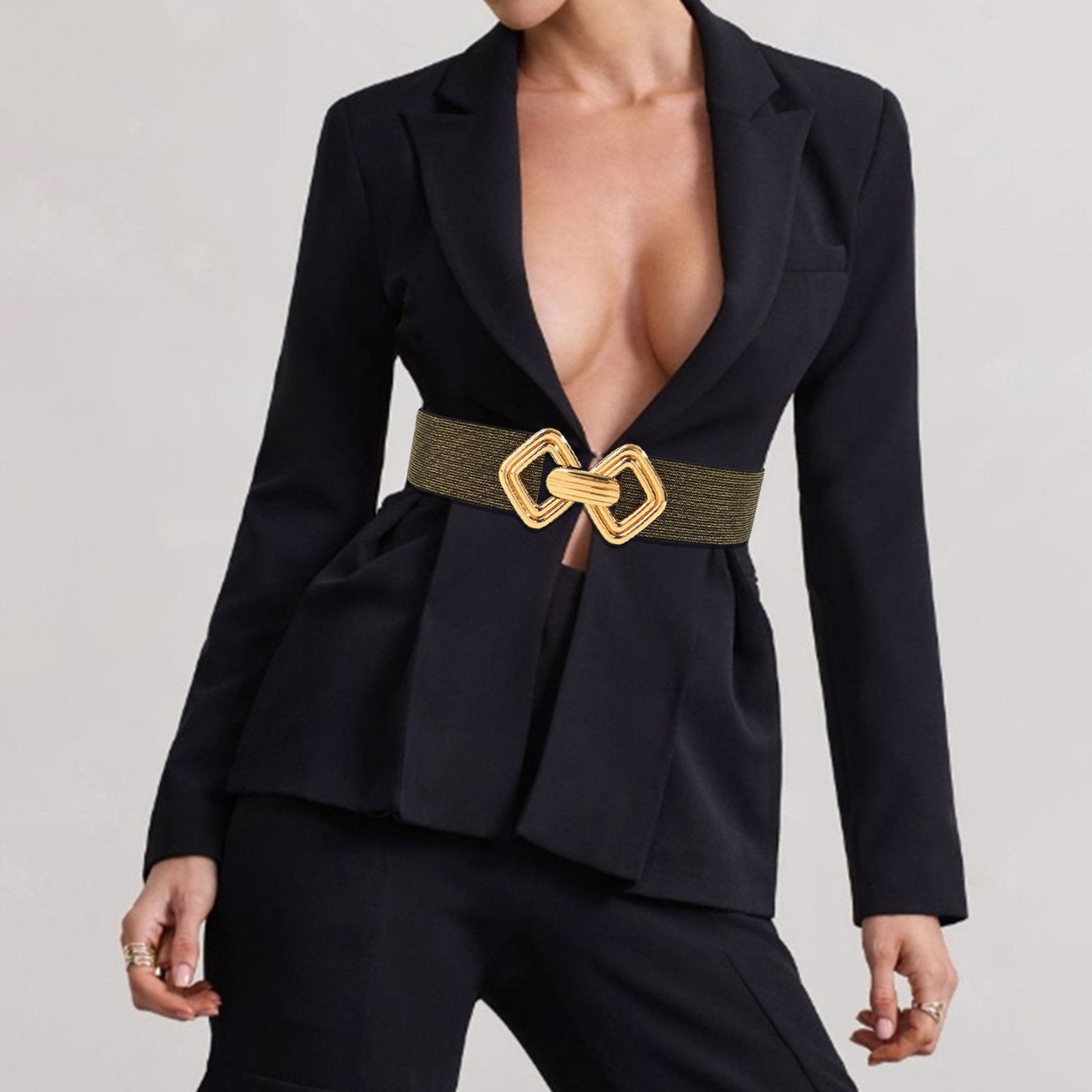 Versatile Elastic Wide Waist Belt