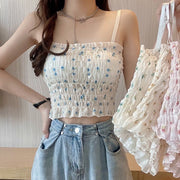 Fresh Floral Sling Vest for Women