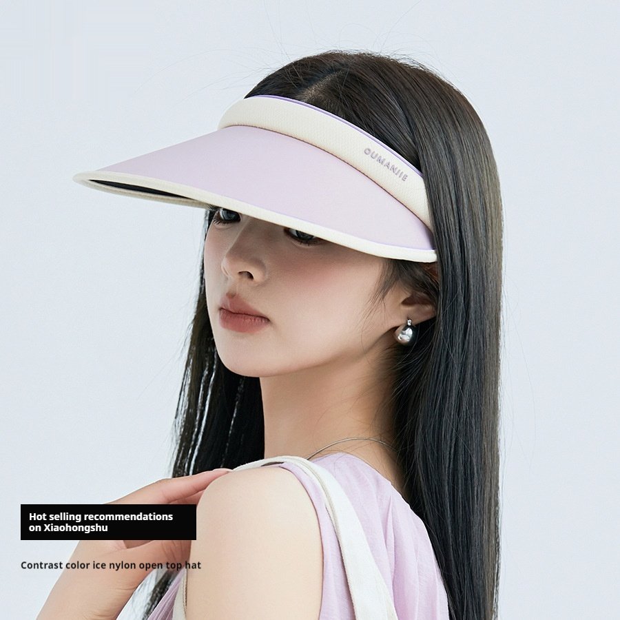 Summer Sun Protection Topless Hat for Women