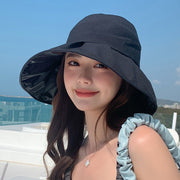 Wide Brim Sun Hat for Women - Windproof & Sun Protective