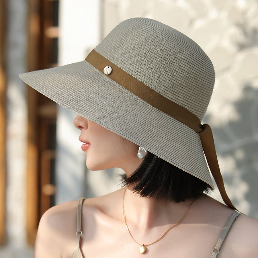 Elegant Wide Brim Sun Hat for Women
