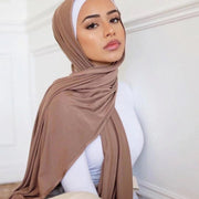 Soft Modal Women's Scarf Hat, Retro Ethnic Style, 50cm Wide, Tie-Dye Color Options