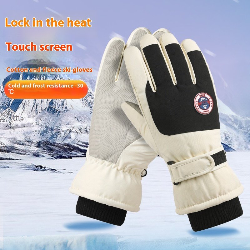 Warm Touch Screen Ski Gloves for Men Women