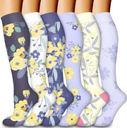 6-Pack Sports Compression Socks for Men & Women