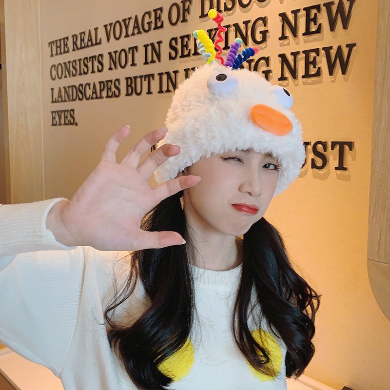Warm Plush Bonnet for Women - Breathable & Windproof