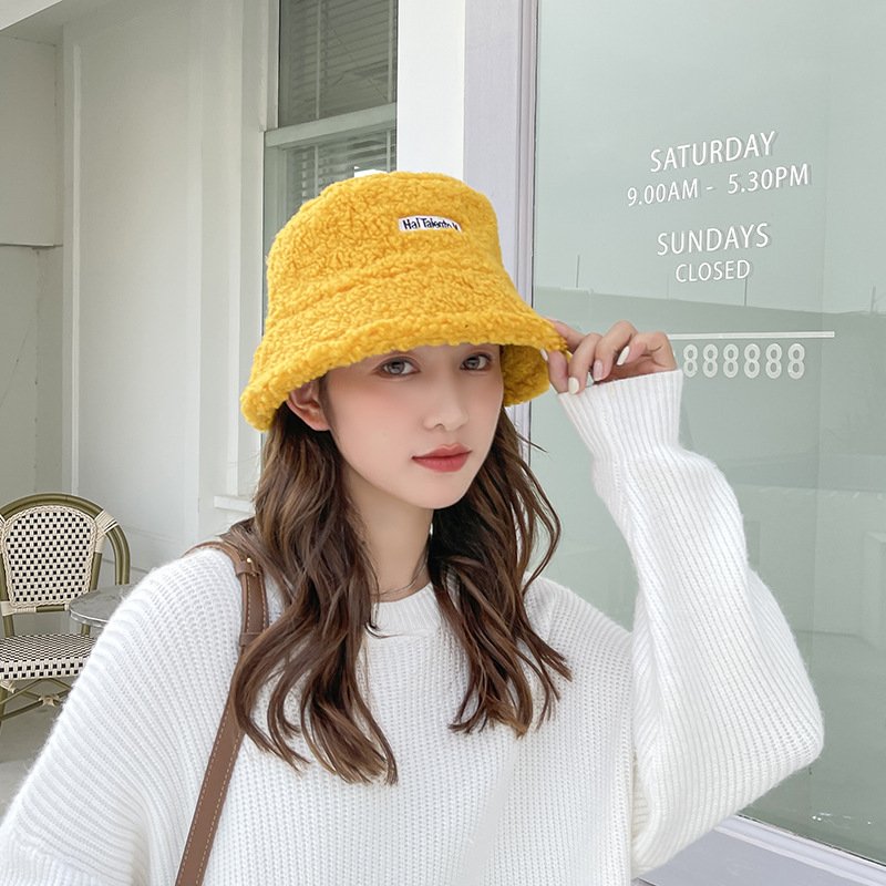 Wool Embroidered Fisherman Hat for Women