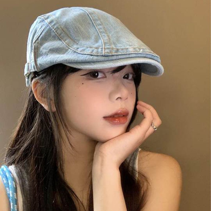 Spring Summer Denim Hats for Women
