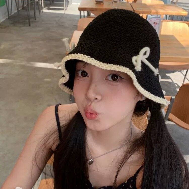 Cute Bow Fisherman Hat