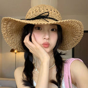 Sun Protection Korean Style Straw Hat for Women