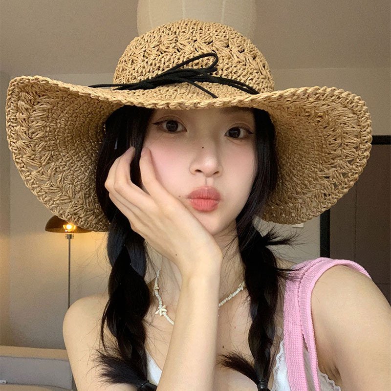 Sun Protection Korean Style Straw Hat for Women
