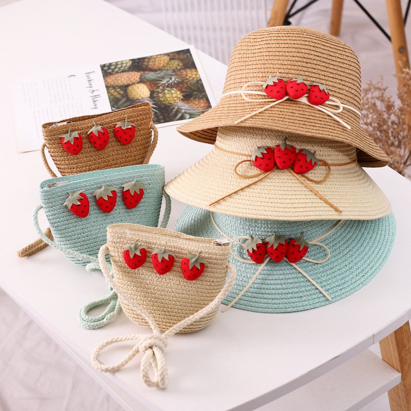 Kids' Summer Straw Hats for Boys and Girls