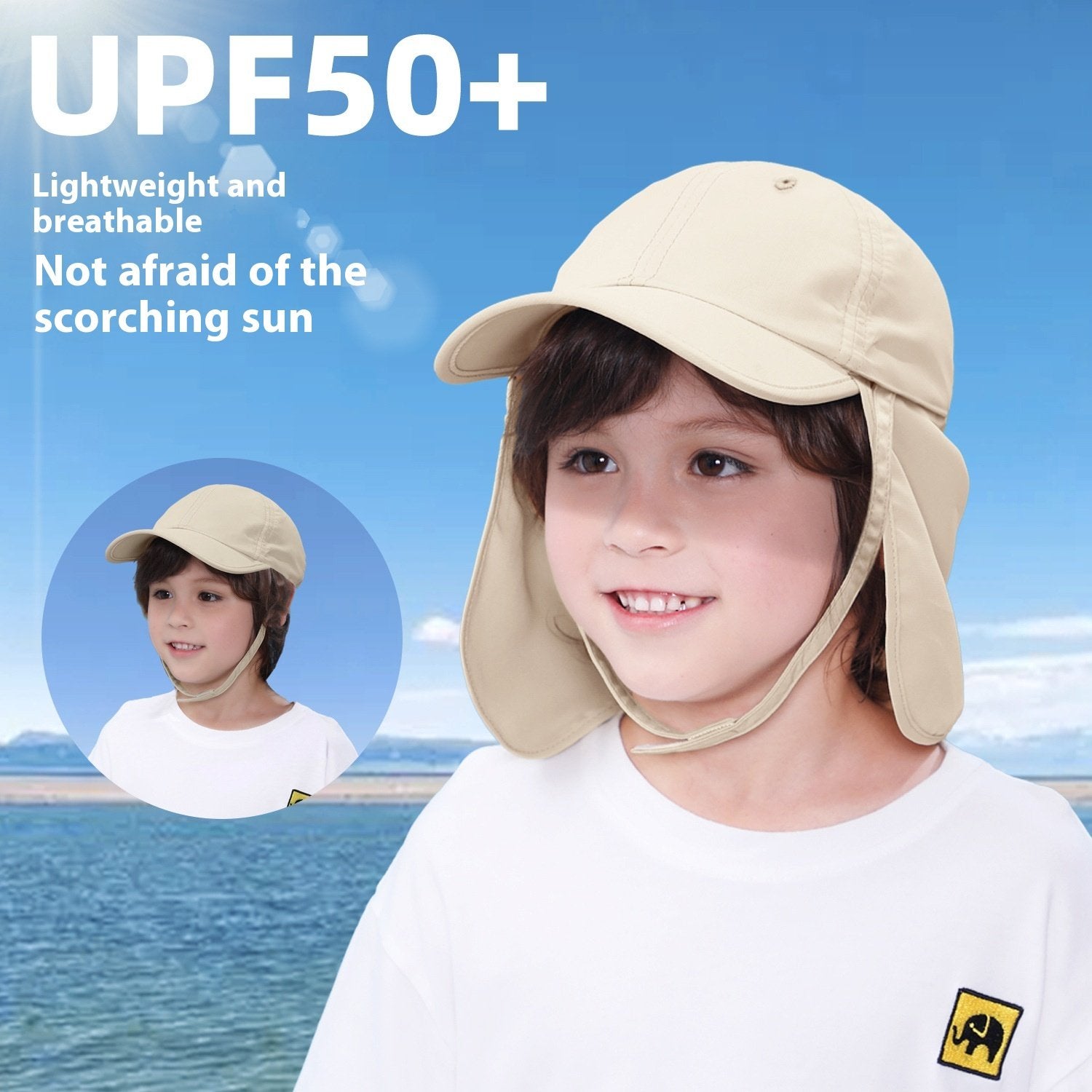 Kids' Sun Hat with UV Protection - Big Brim Summer Hat