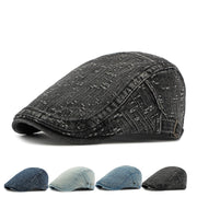 Retro Denim Beret for Women - Classic Summer Hat
