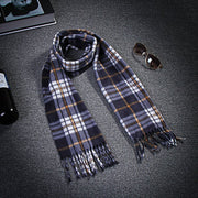 Warm Plaid Thermal Scarf for Men & Women