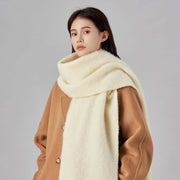 Stay Warm in Style - Multicolored Wool Scarf for Women