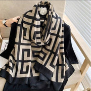 Warm and Stylish Printed Scarf for Women